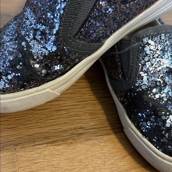 CrewCuts Silver Kids Slip-On Shoes - Picture 7 of 8